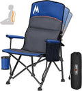 Overmont Back Support Camping Chair for Adults - Adjustable High