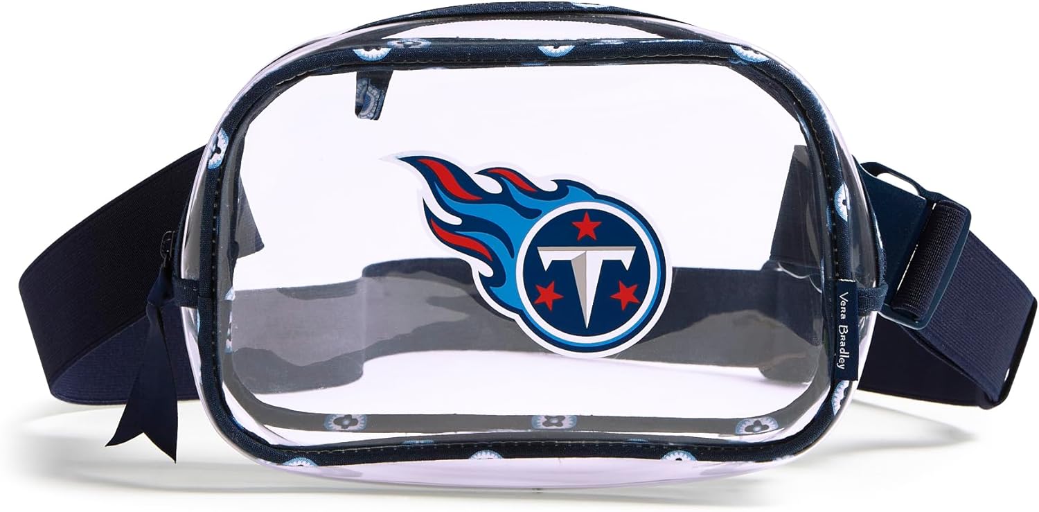 Vera Bradley Women's NFL Clear Small Belt Bag for Team Spirit