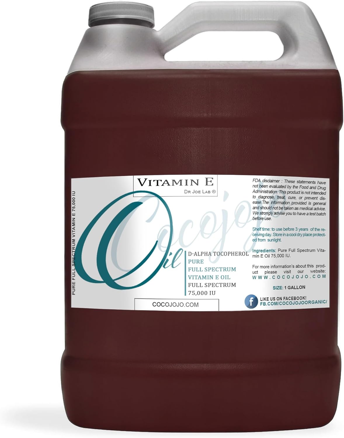 Vitamin E Oil - Pure & Undiluted for Skin, Hair, and Nails