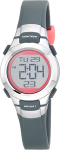 Women's Matte Grey Digital Chronograph Resin Strap Watch - Sport