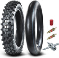 Rear 90/100-14 3.00-14 Tire and Inner Tube - Heavy Duty Replacement