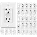 GFCI Outlet 20 Amp 30 Pack - Reliable Indoor GFI Receptacles