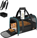 Large Cat Carrier Dog Carrier for Medium Small Dogs - Collapsible