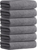 JML Bath Towels Set 6 Pack 30in x 60in - Extra Large Microfiber Towels
