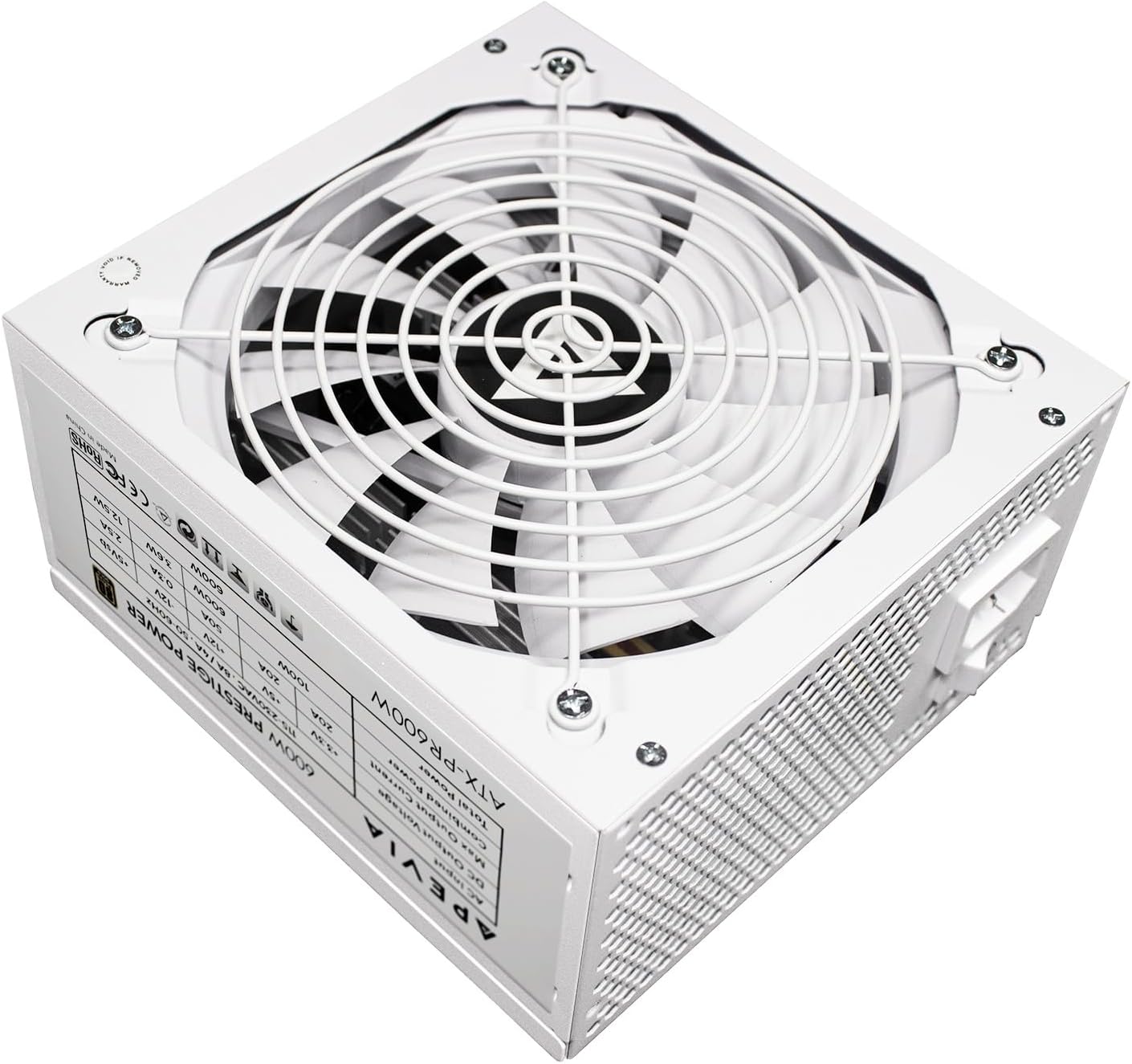 Apevia 600W White Gaming Power Supply