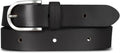 Women's Genuine Leather Casual Belt with Prong Hole Detail - Eddie