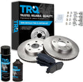TRQ Front Brake Pad & Rotor Kit for Lexus & Toyota