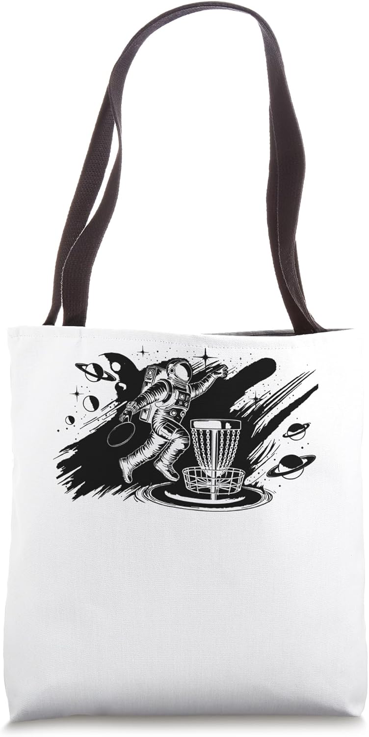 Astronaut Disc Golf Tote Bag - Perfect Gift!