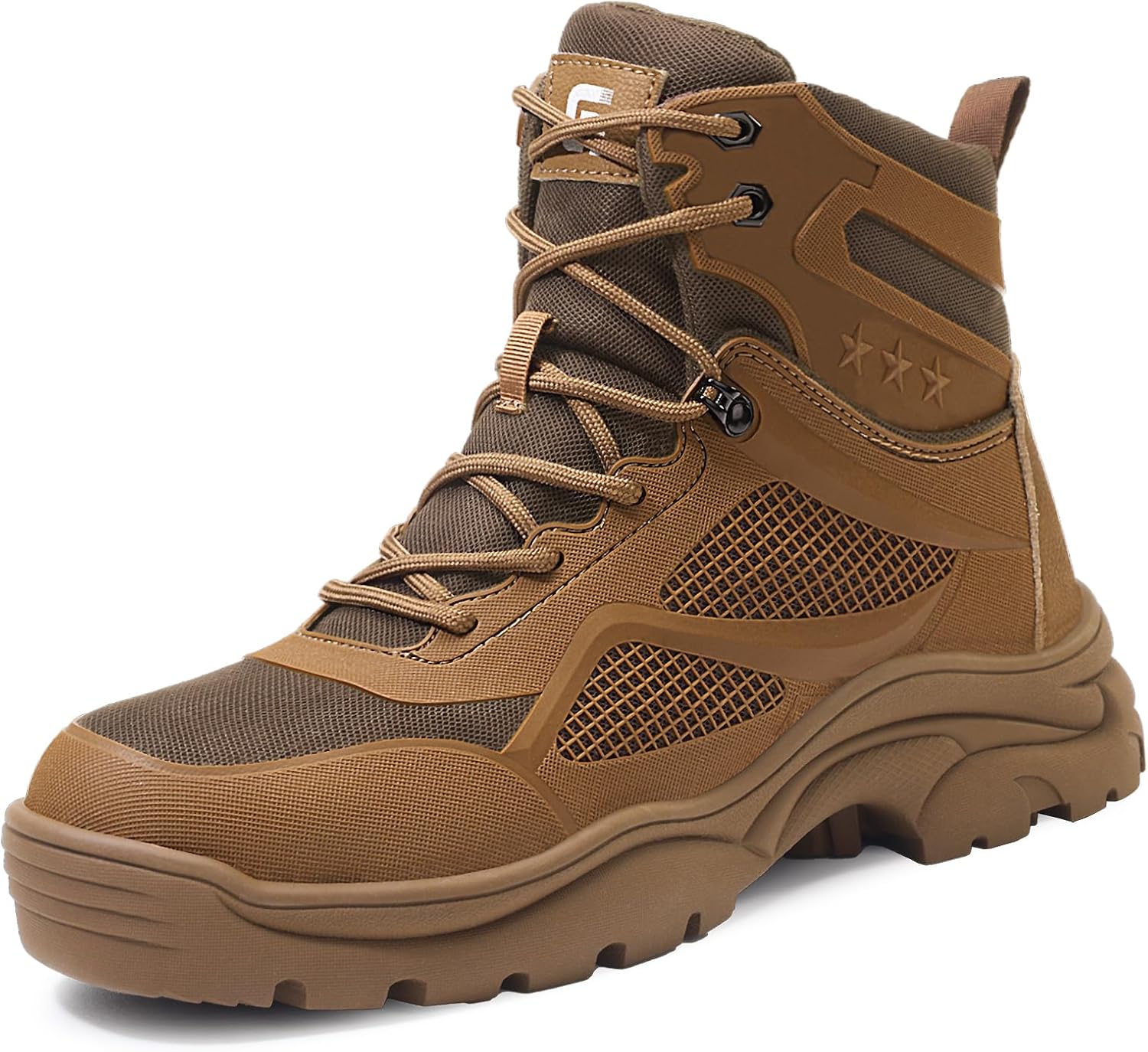 Steel Toe Boots for Men - Lightweight Indestructible Safety Shoes