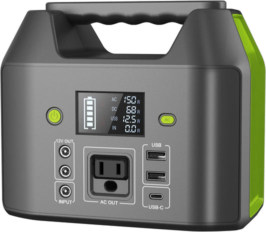 EnginStar 155Wh Portable Power Station: Outdoor & Home Charging
