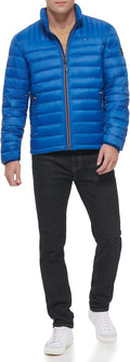 Tommy Hilfiger Men's Insulated Puffer Jacket with Logo Detail