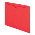 Smead File Jacket Reinforced Straight-Cut Tab, Letter Size - Durable