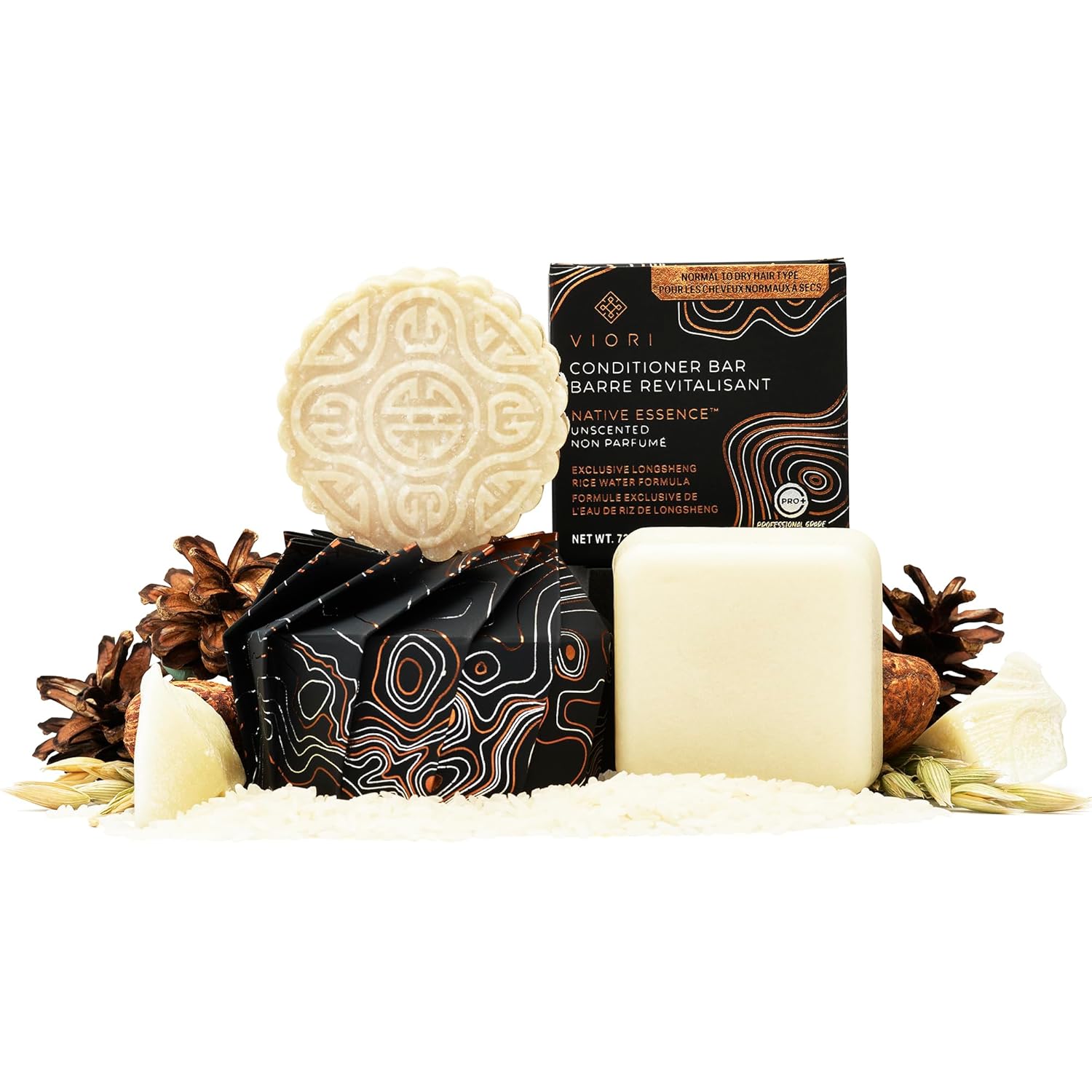 Viori Rice Water Bar Set: Handcrafted Sulfate-Free