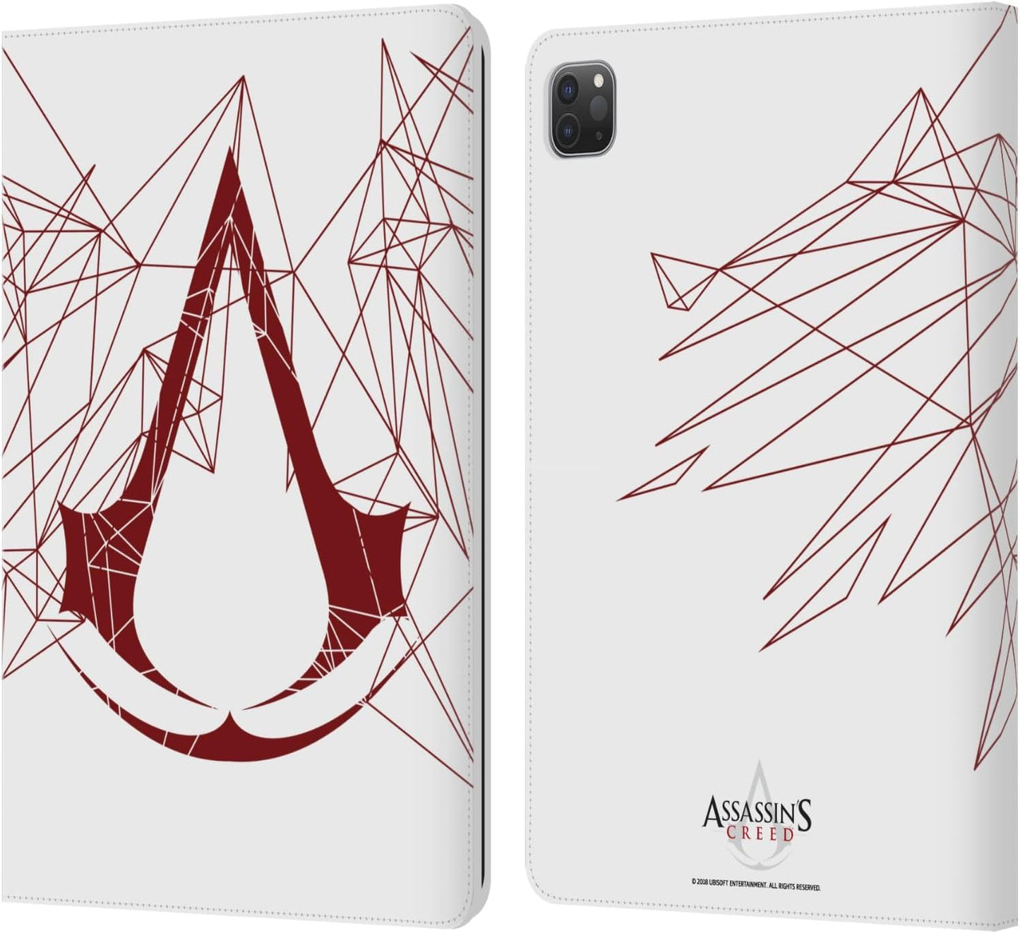 Assassin's Creed Geometric Logo Leather Wallet Case for iPad Pro