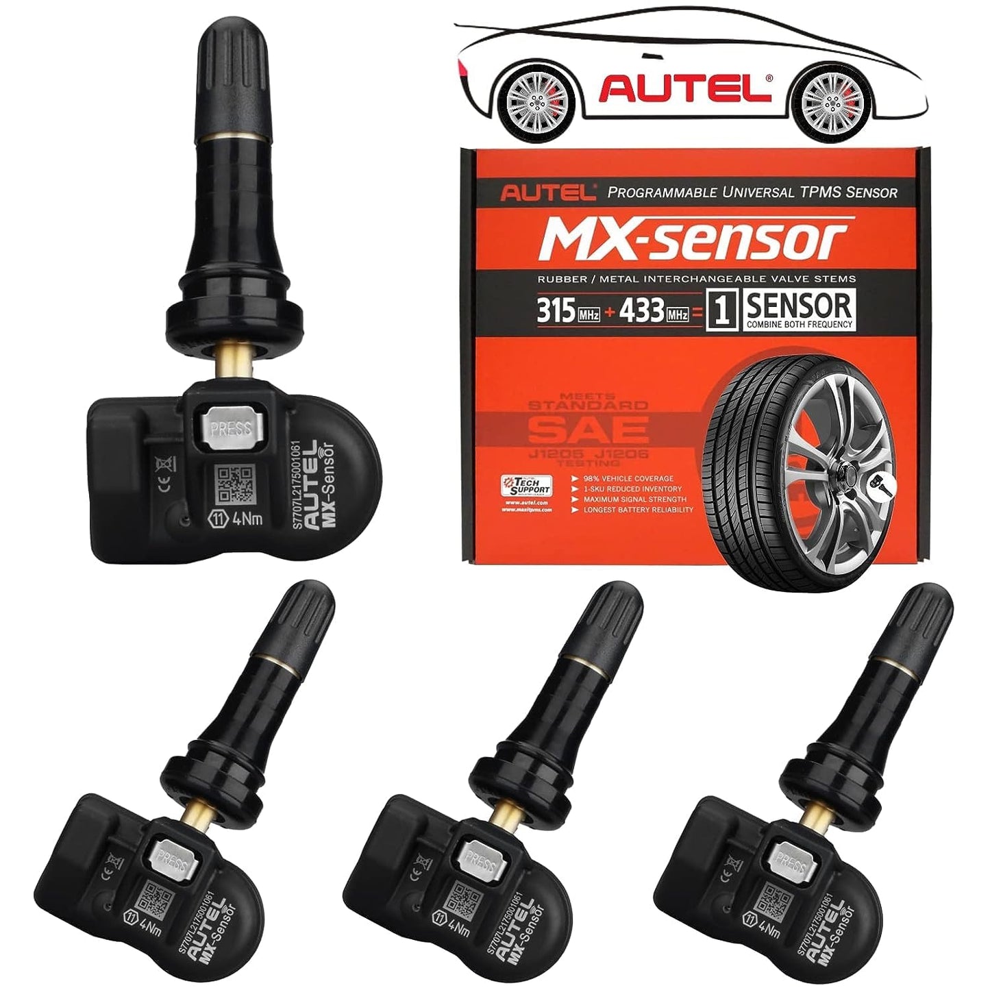 Autel TPMS Sensors 2in1 MX-Sensor for All Vehicles