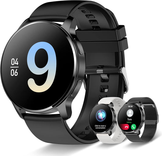 Smart Watch for Women Men with Bluetooth Call and Fitness Tracker