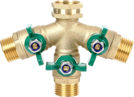 STYDDI 3-Way Garden Hose Splitter for High Volume Water Flow