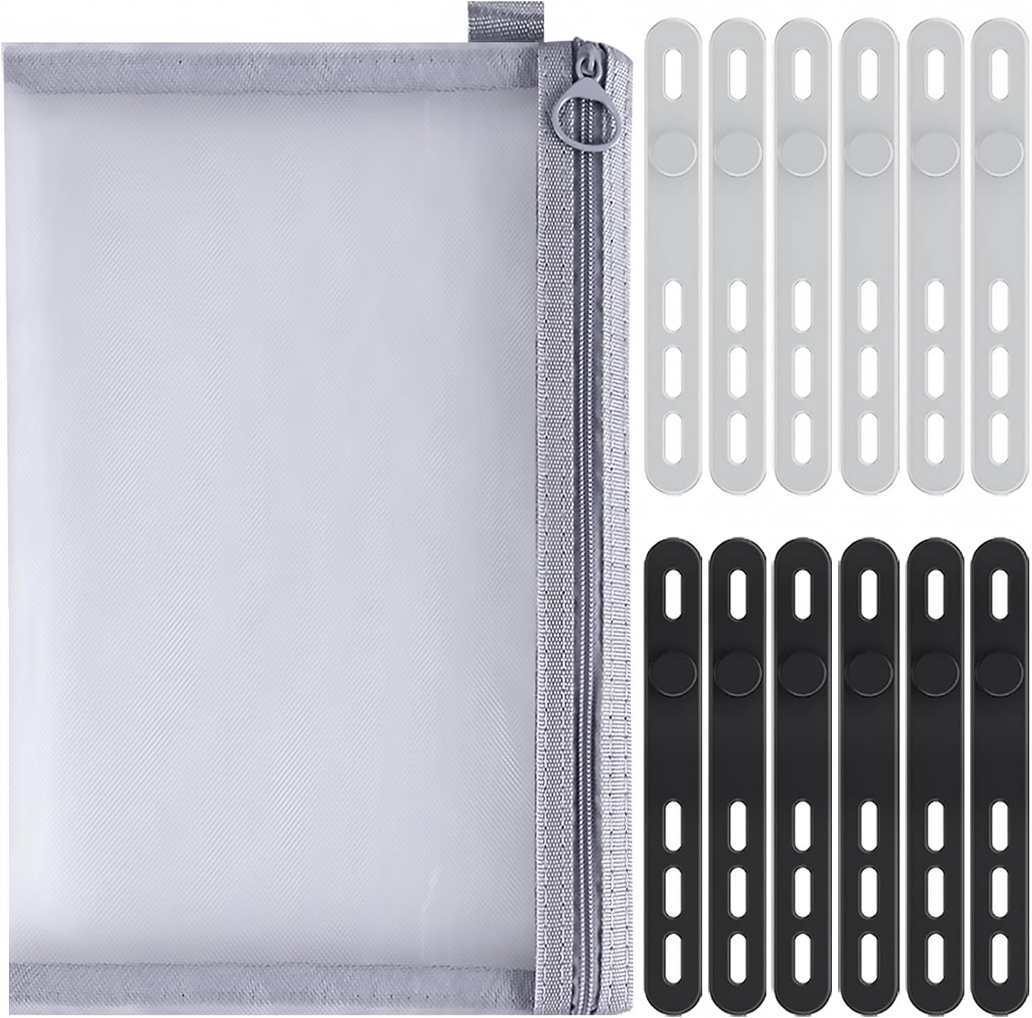 Organize Anywhere with 12pc Reusable Cable Ties by Lachiance