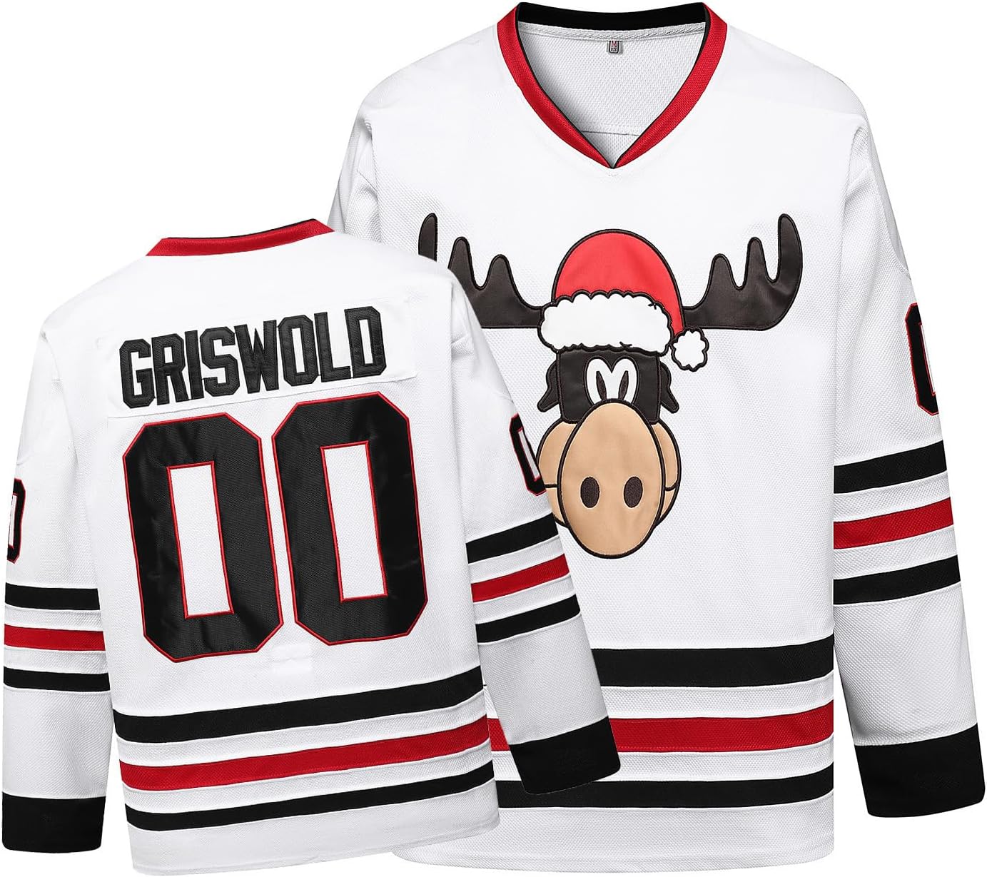 YWIES Griswold #00 Movie Christmas Hockey Jerseys for All Sizes