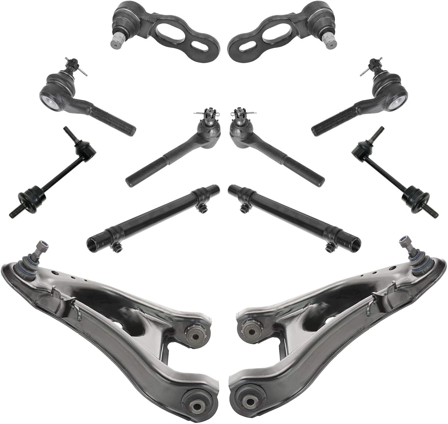 TRQ Front Steering & Suspension Kit for Ford Lincoln Mercury