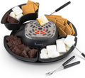 Kusini Smores Maker Tabletop Indoor Flameless Roaster - 4-Serving Kit