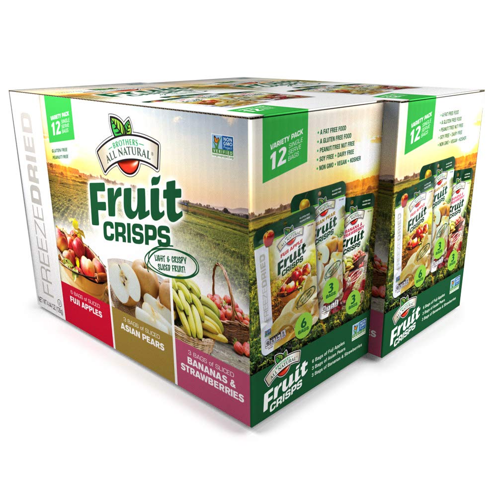 Brothers All Natural Freeze Dried Fruit Crisps Variety Pack