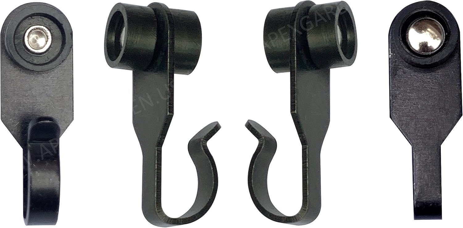 36 Steel Curtain Track Hooks with Wheels by APEX GARDEN