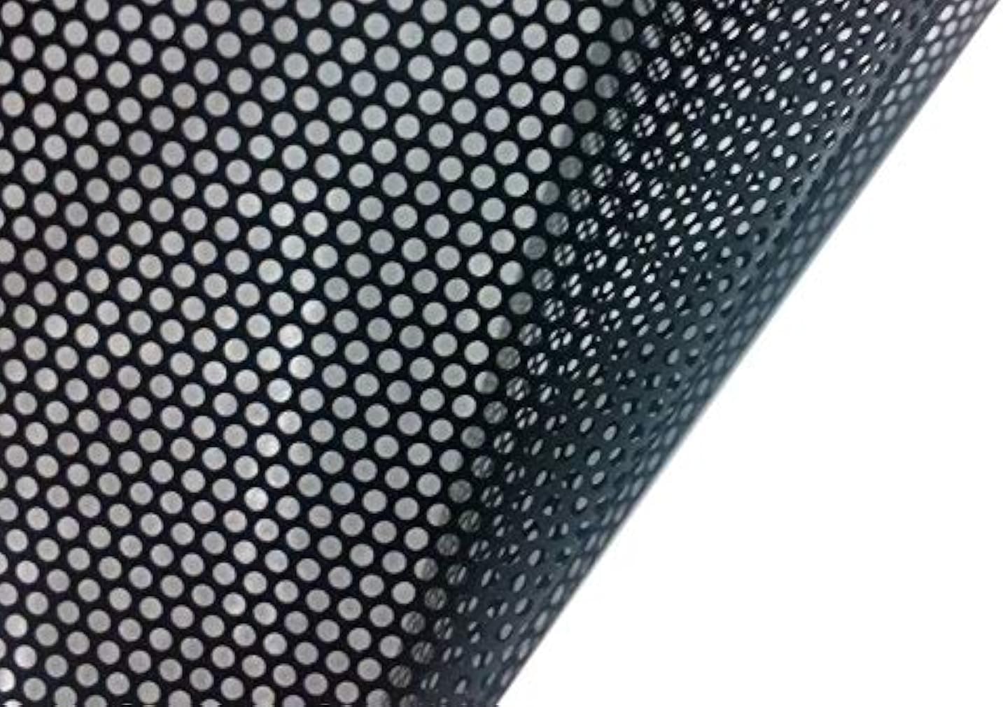 VViViD One-Way Perforated Black Vinyl Privacy Window Film