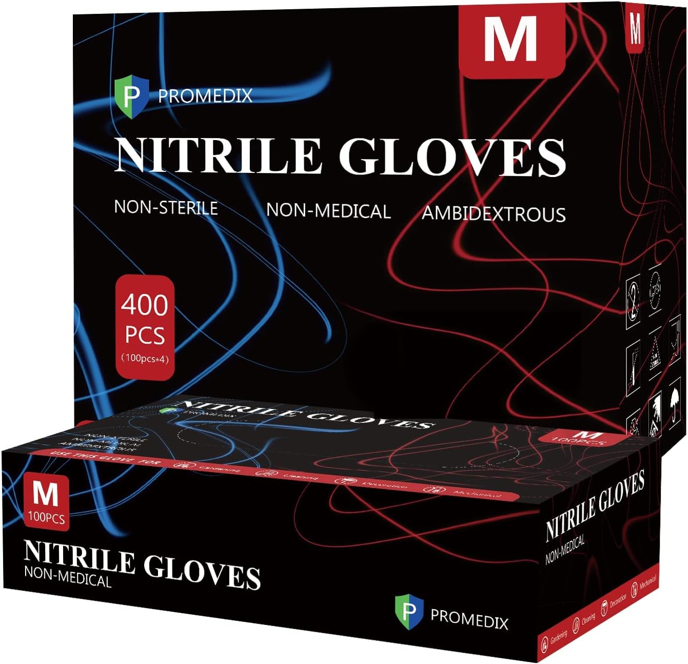 PROMEDIX P Nitrile Disposable Gloves for Cooking and Cleaning