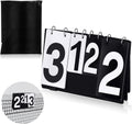 Over Net Tennis Score Keeper Flip Scoreboards Portable for Outdoor