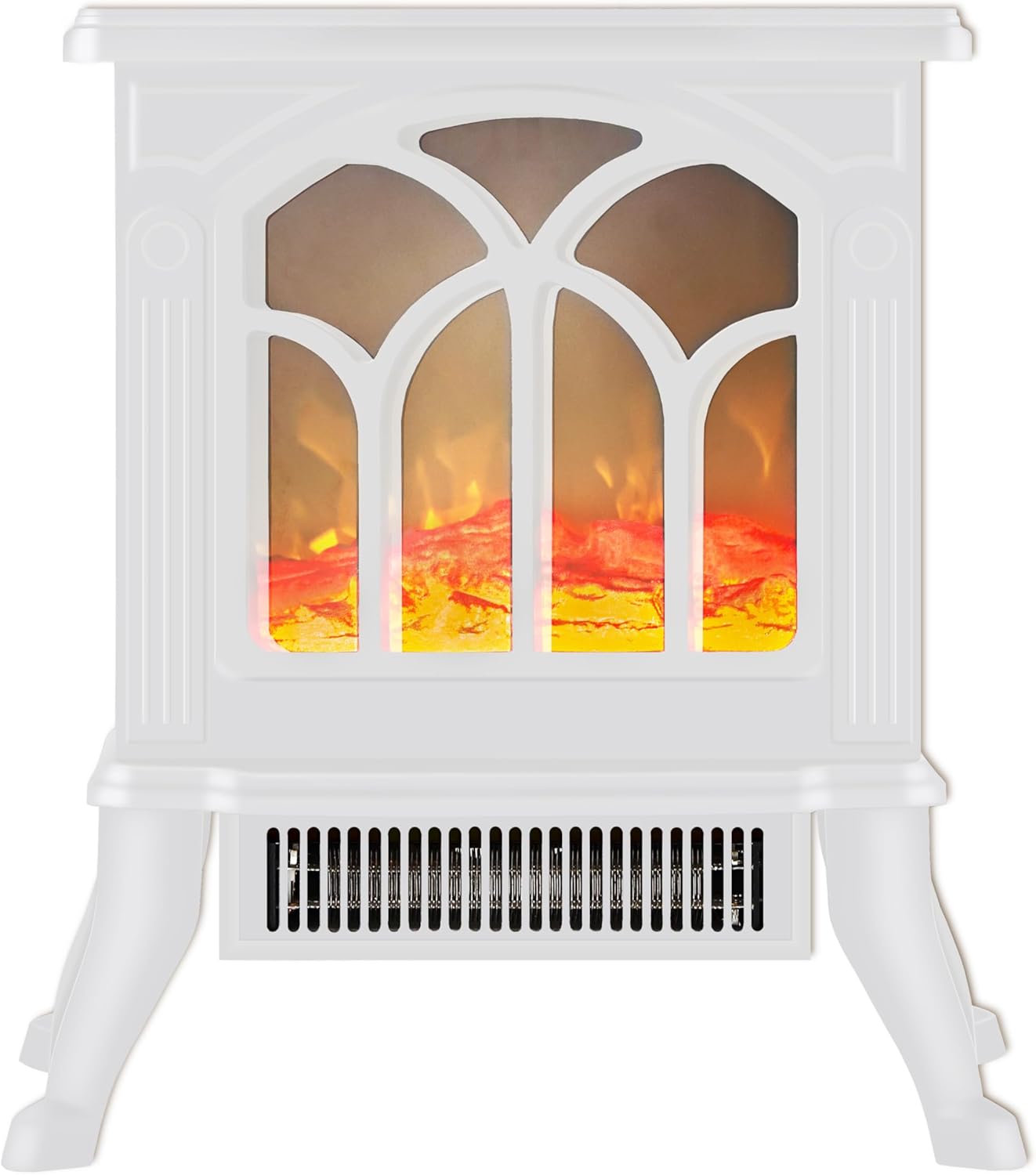 DONYER POWER 23 Portable Heater: 1500W LED Flame Control