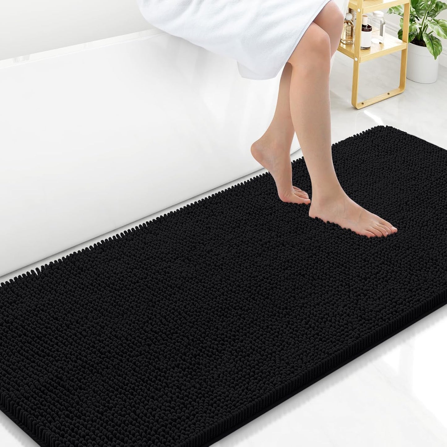 Arotive Bathroom Rugs 59x24, Soft Absorbent Chenille Mats