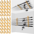 Wooden Fishing Rod Holder WH5 - Wall or Ceiling Rack for 5/10/20 Rods