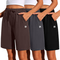 Neer Women's Quick Dry High Waisted Bermuda Shorts (Style YY13)