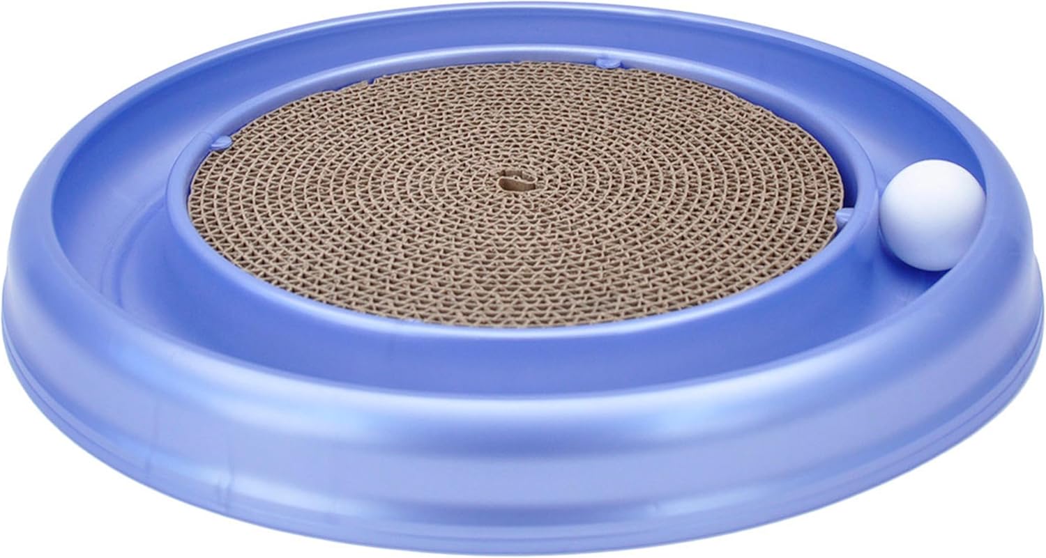 Bergan Turbo Scratcher - Interactive Cat Toy with Ball Track