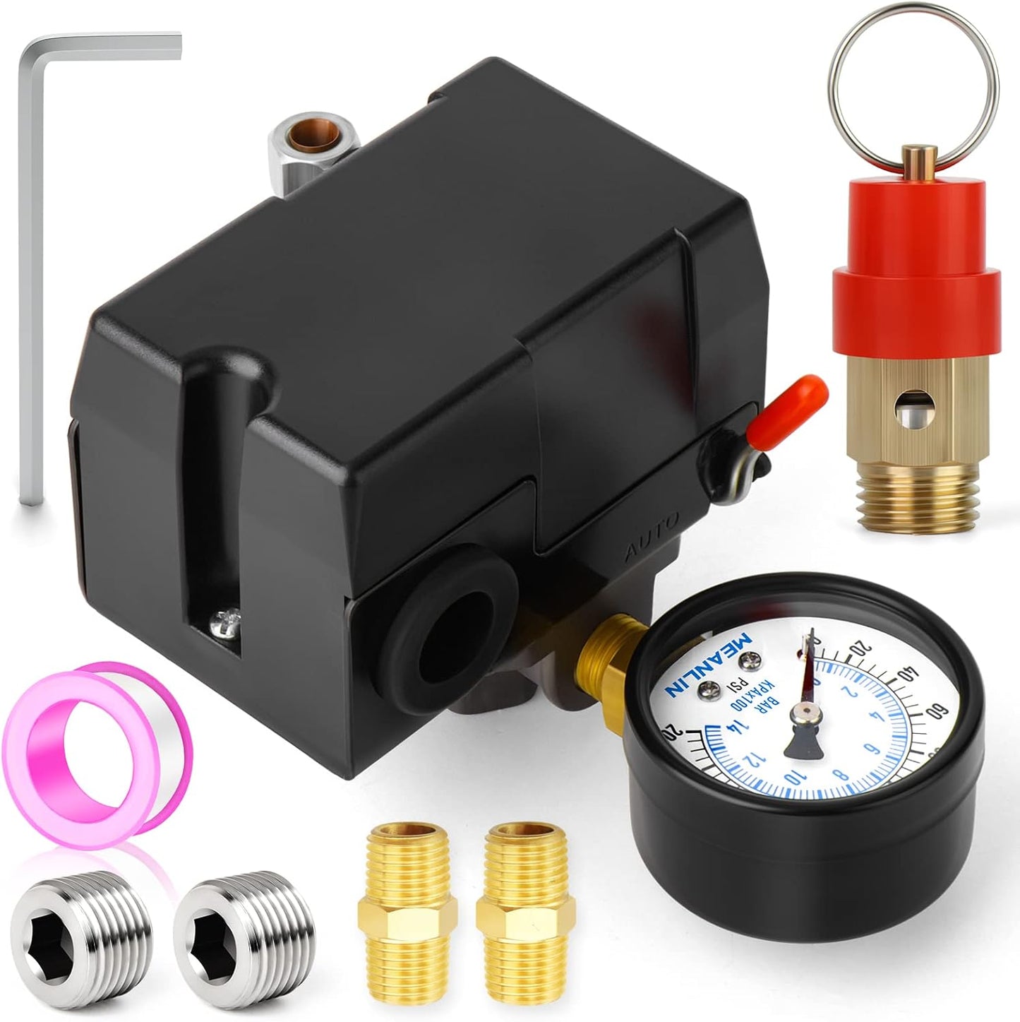 MEANLIN Air Compressor Switch Valve 110-150 PSI