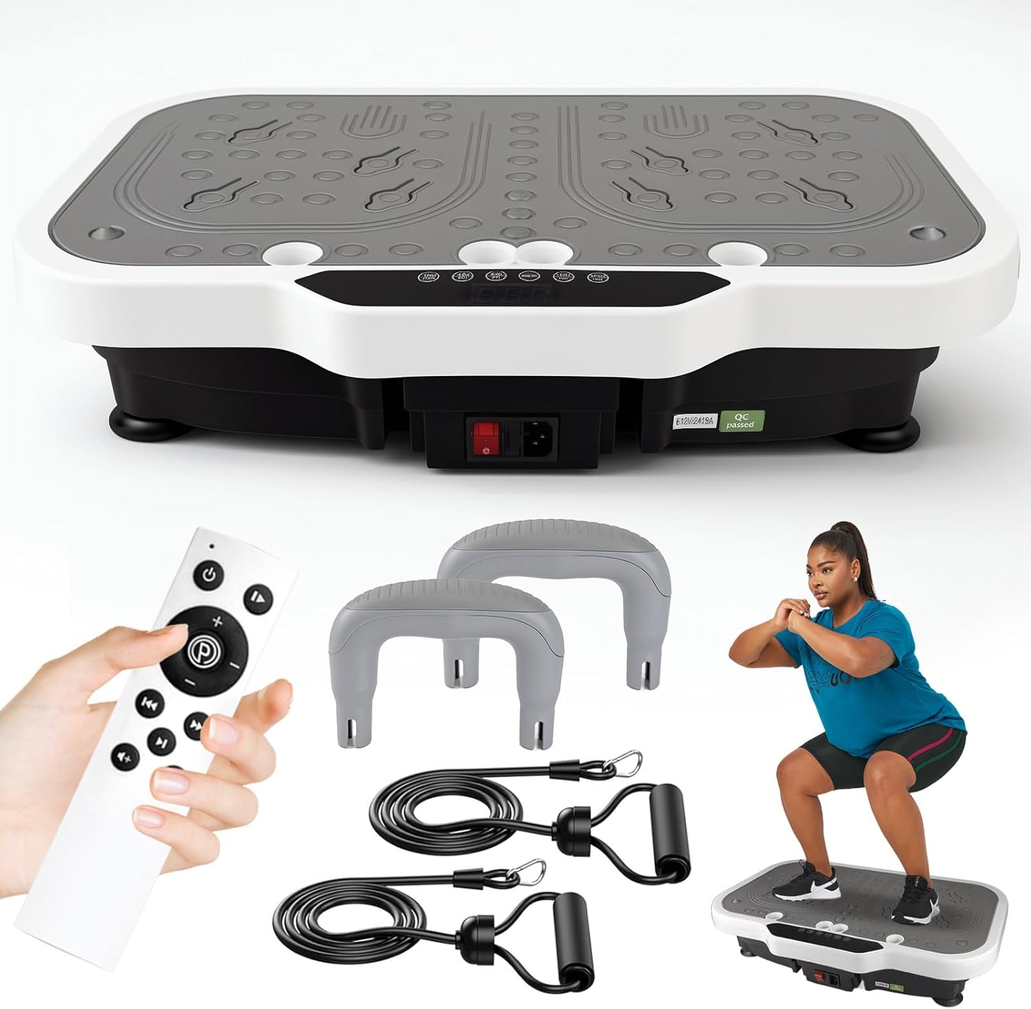Extra Large Vibration Plate - Total Body Workout with Bluetooth