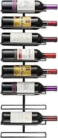 Sorbus Wall Mount Wine Rack (Holds 9 Bottles) - Vertical Space Saver