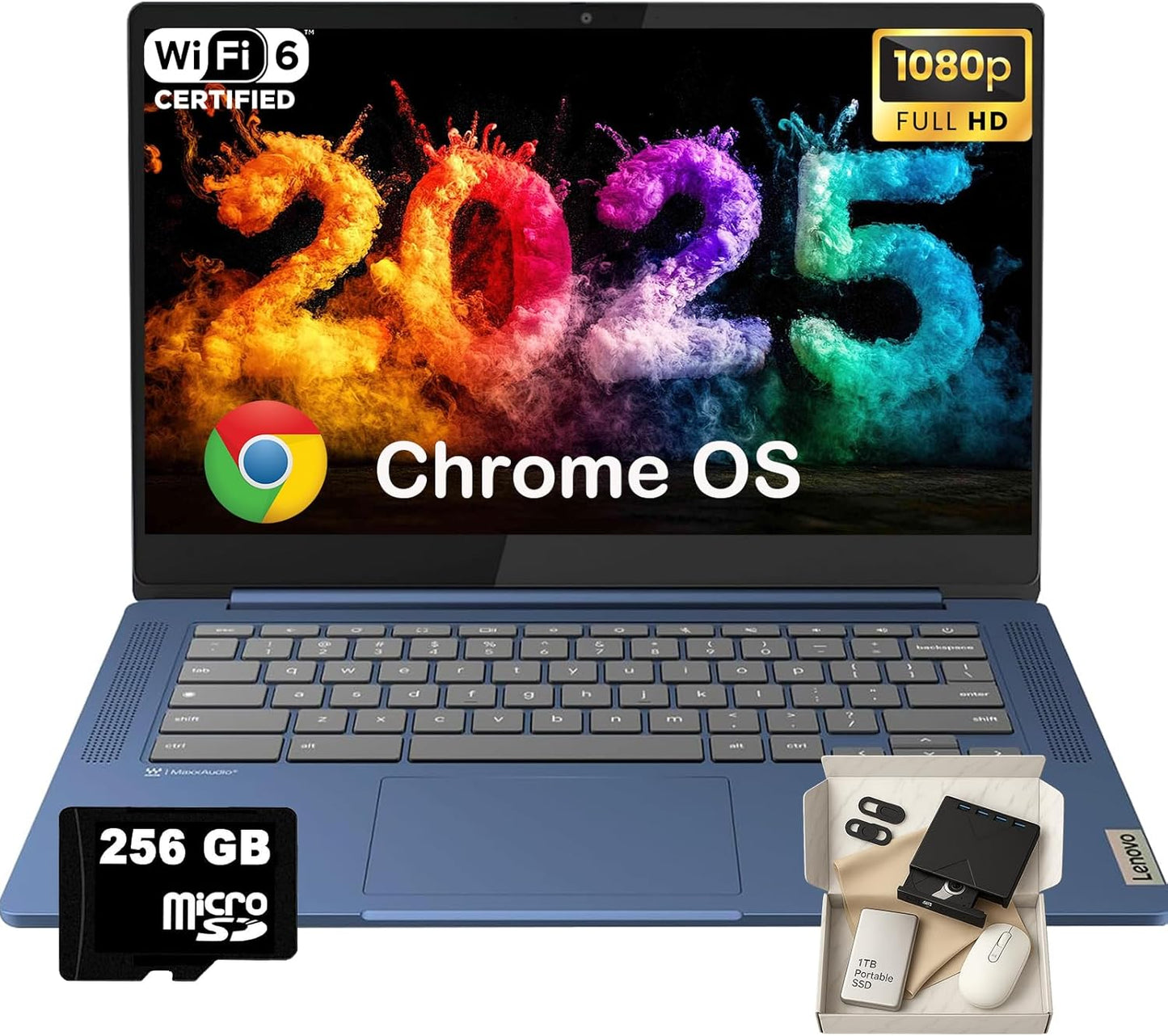 Lenovo IdeaPad Slim 3 Chromebook - 14in FHD Display & 8-Core CPU