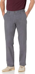 Men's Classic-Fit Wrinkle-Resistant Flat-Front Chino Pant - Easy Care