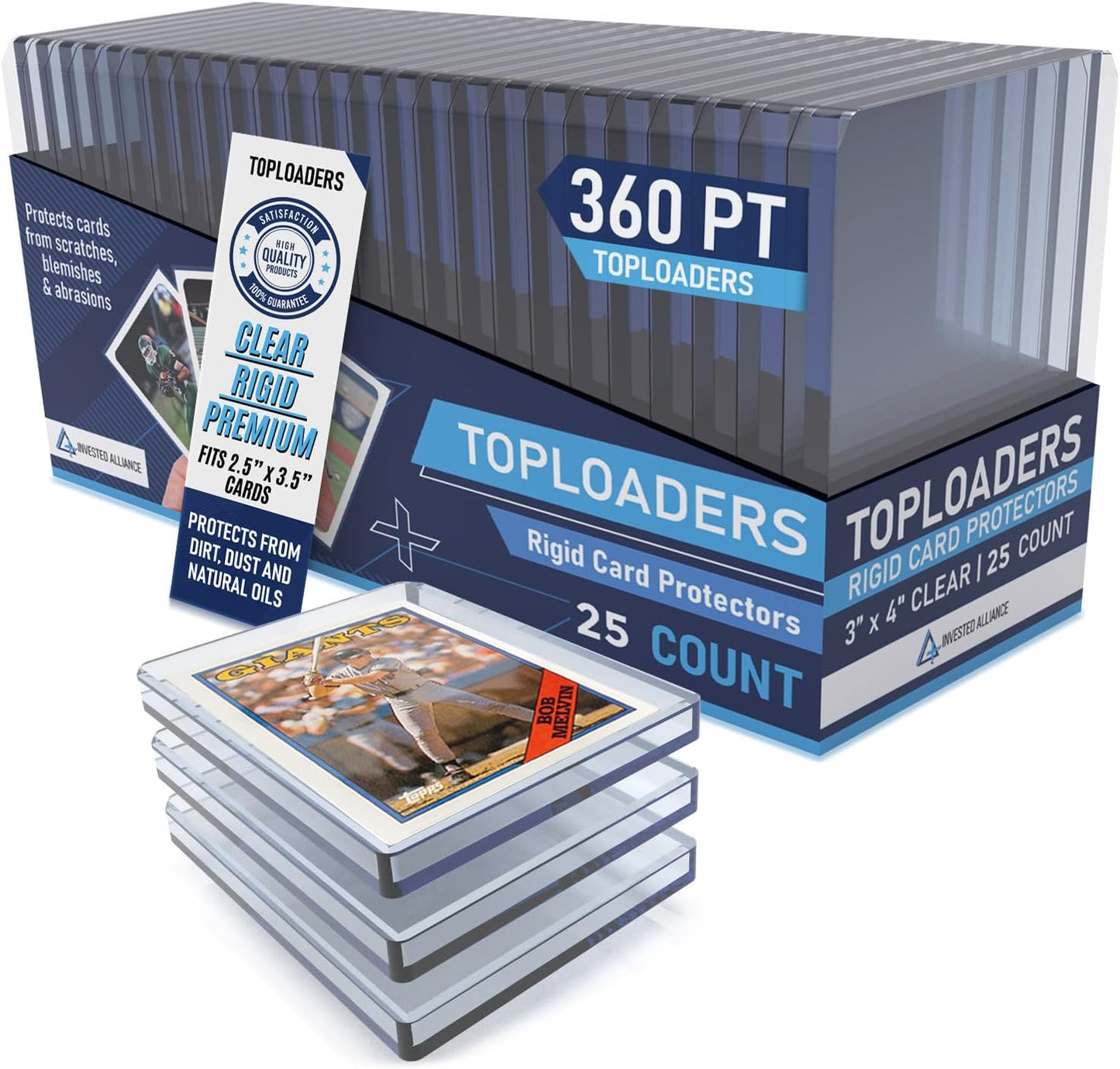 Premium Seamless 20PT Top Loaders for Trading Cards Protection