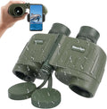 8X30 Marine Binoculars with Rangefinder Phone Adapter - Compact Marine