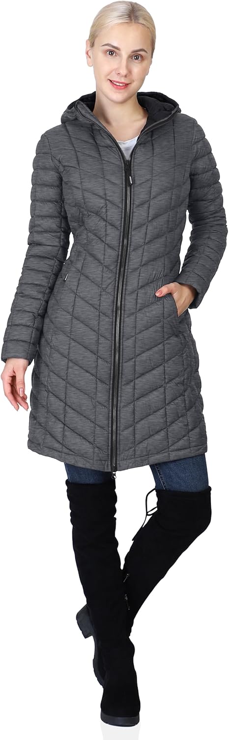 Outdoor Ventures Women's Maryan Hooded Ultra Lightweight Coat