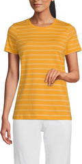 Lands' End Women's Relaxed Supima Cotton Crew Neck (Style N9NS)