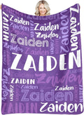 Personalized Blankets with Name - Ultra-Soft Customized Throw 60in x