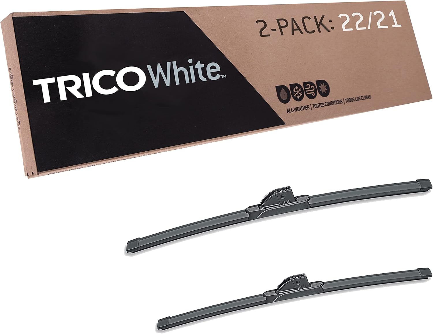 TRICO 22in + 21in Extreme Weather Wiper Blades for All Vehicles