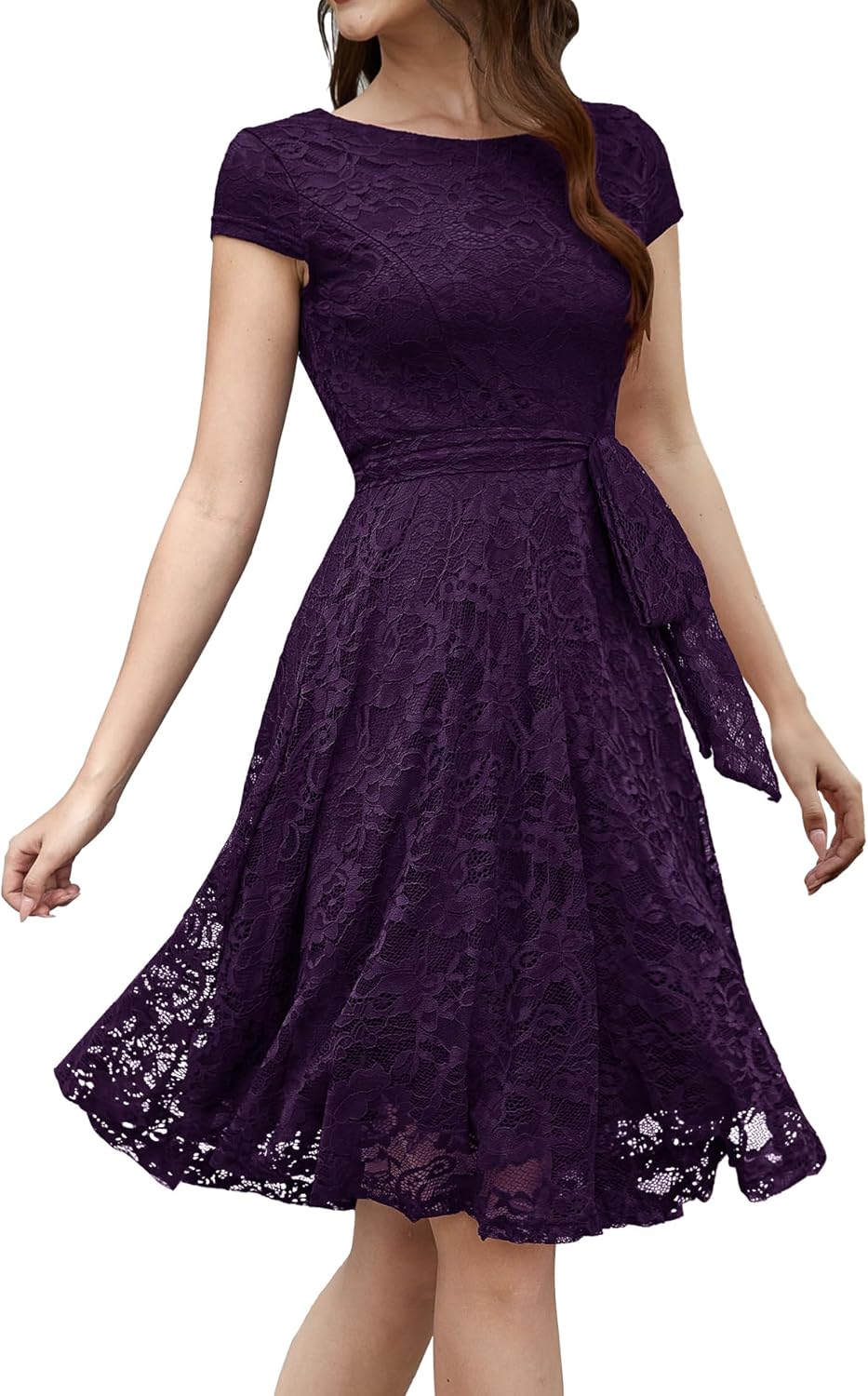 MUADRESS Women's Lace Cocktail Wedding Party Dress Review