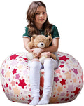 Stuffed Animal Storage Bean Bag Chair Cover - Large Star X-Large