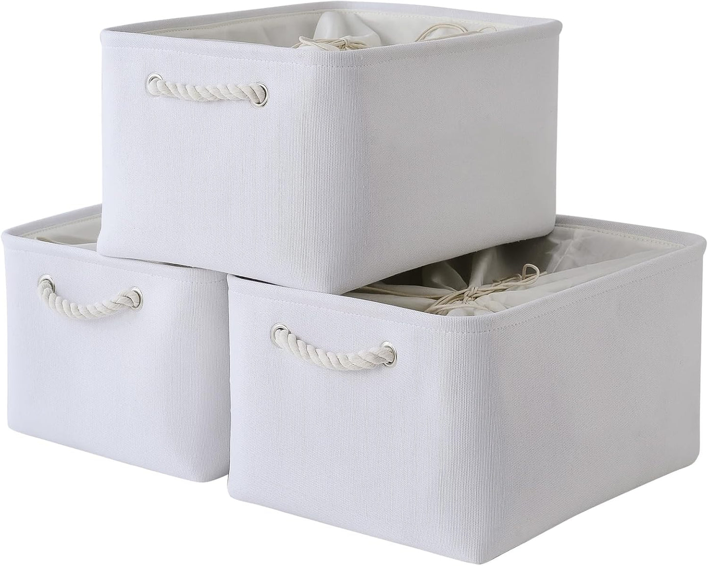 TheWarmHome X Large Storage Basket for Gifts - 3 Pack Collapsible