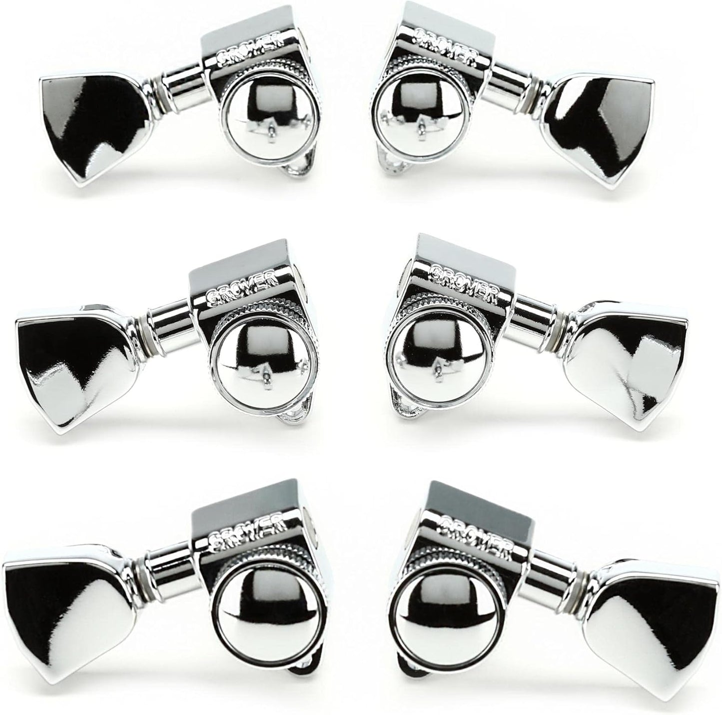 Grover 502CK Roto-Grip Locking Rotomatic Tuners - Chrome Finish